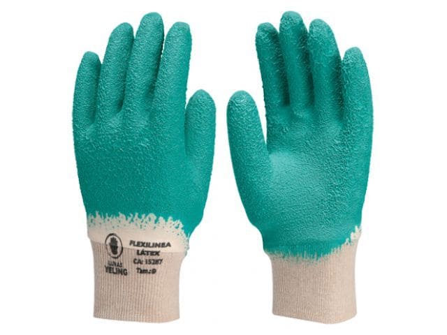 Luva Tricotada Emborrachada